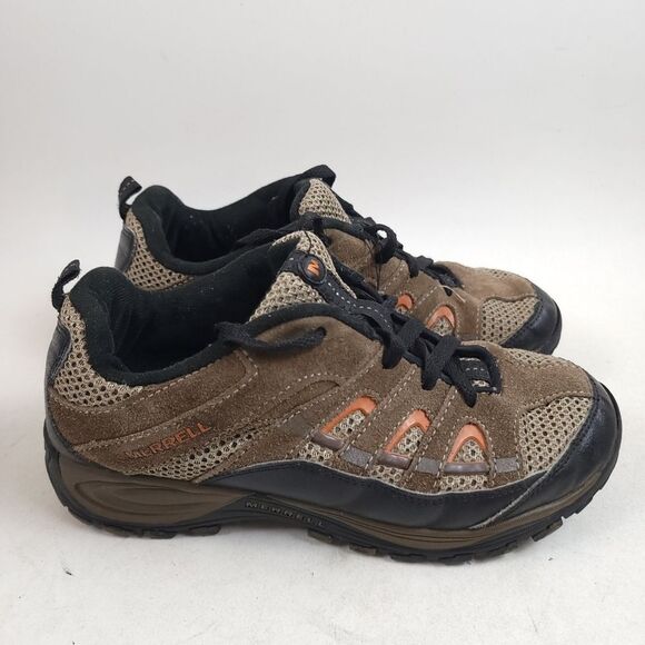 Merrell Chameleon 4 Ventilator Z-Rap Hiking Shoes Walnut Suede Fabric Women’s 7 - Picture 1 of 7